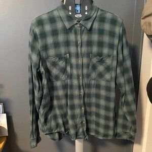 Universal Thread Green Flannel